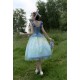Cyans Qing Monet's Water Lilies Corset Top II Skirts and Sets(4 Colours/Full Payment Without Shipping)